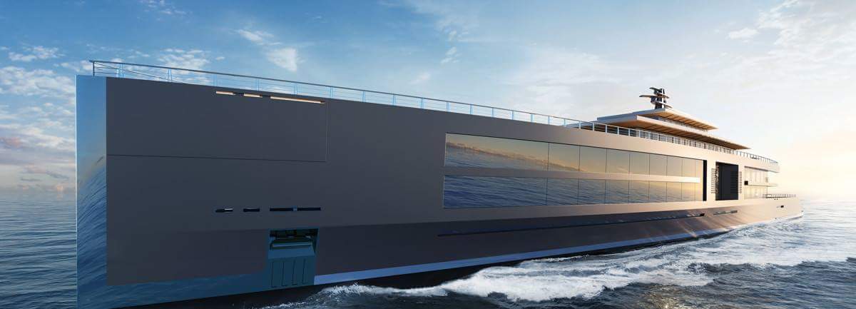 Man and Nature Become One With Insane 120-Meter-Long Yacht Concept