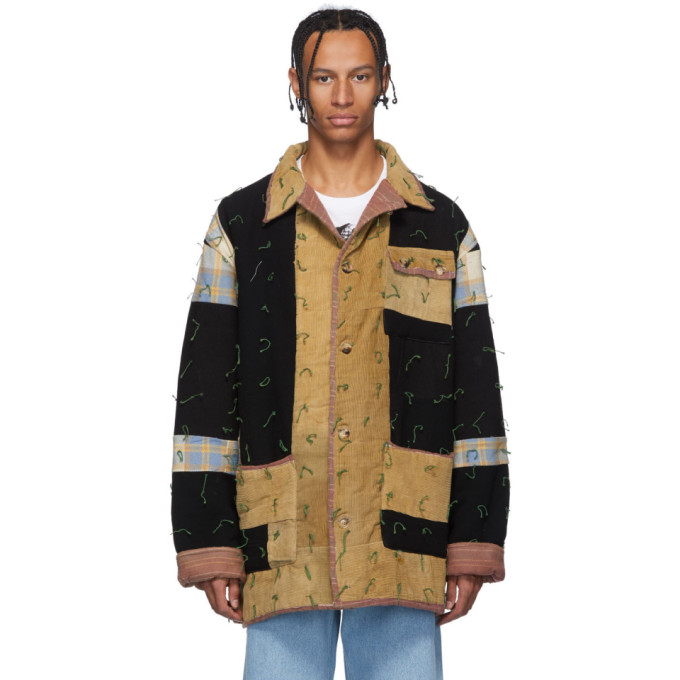 Bode Multicolor Quilted Workwear Jacket