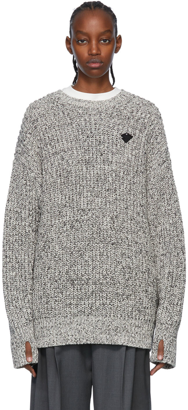 ADER error Grey Cotton Sweater