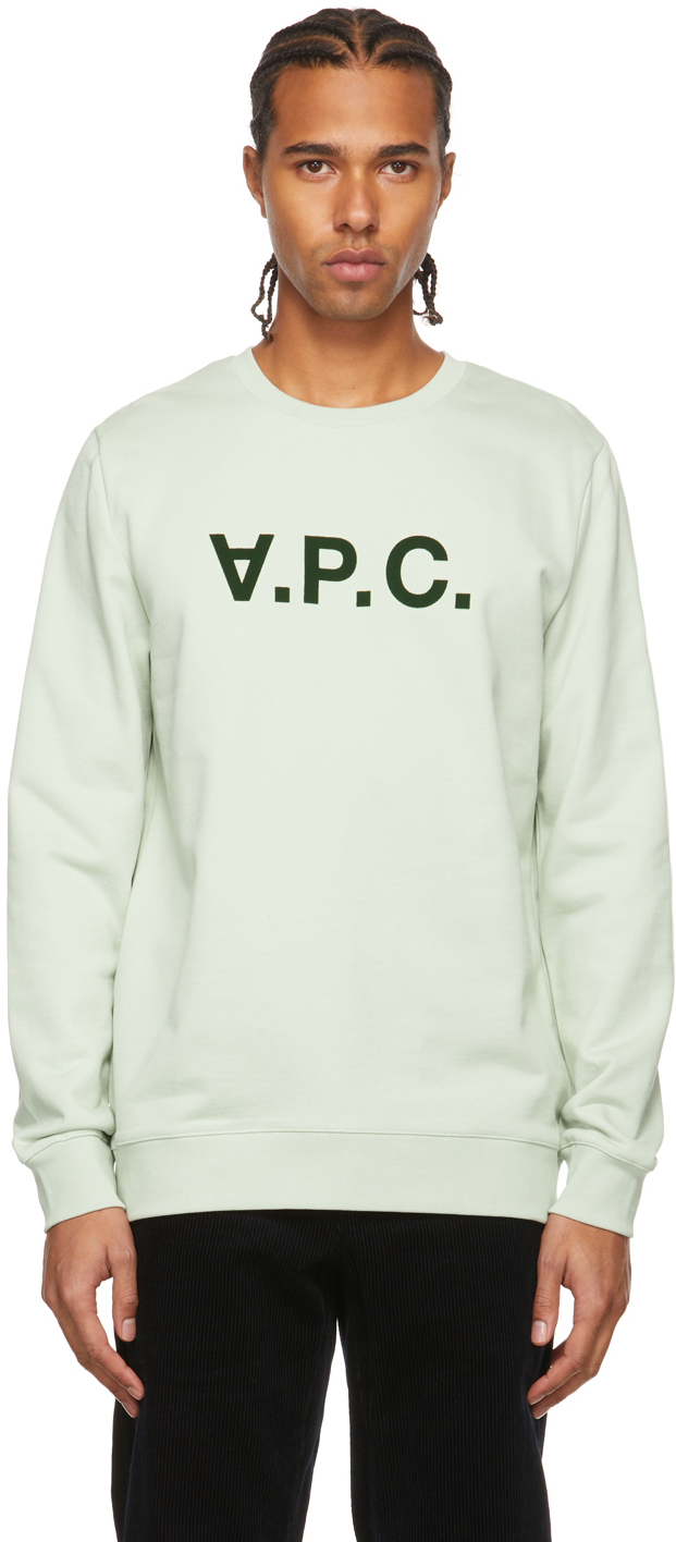 A.P.C. Green V.P.C. Crewneck Sweatshirt