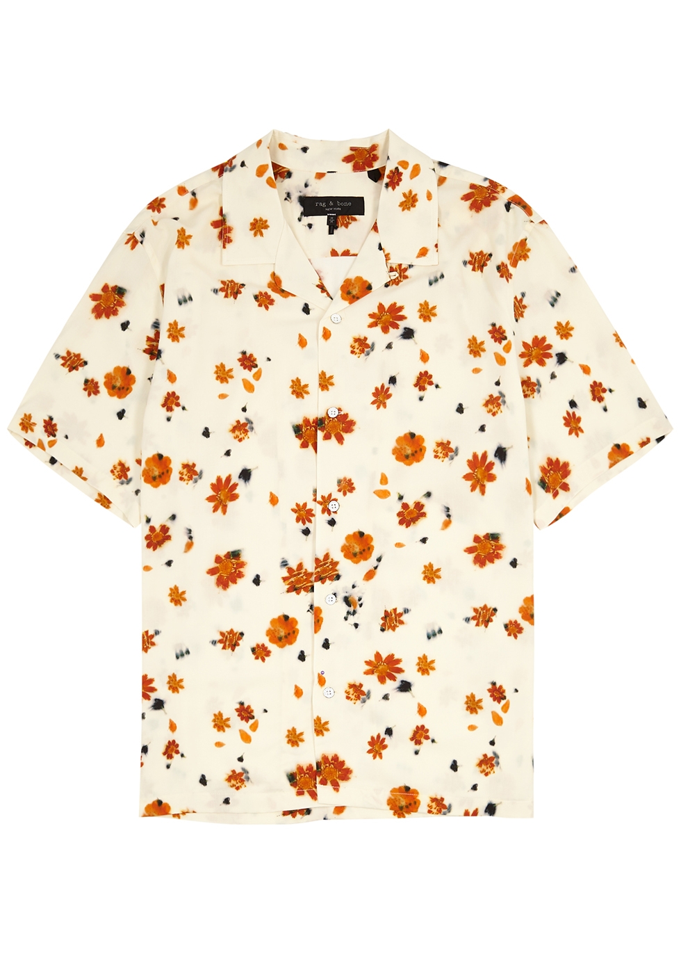 Avery floral-print woven shirt