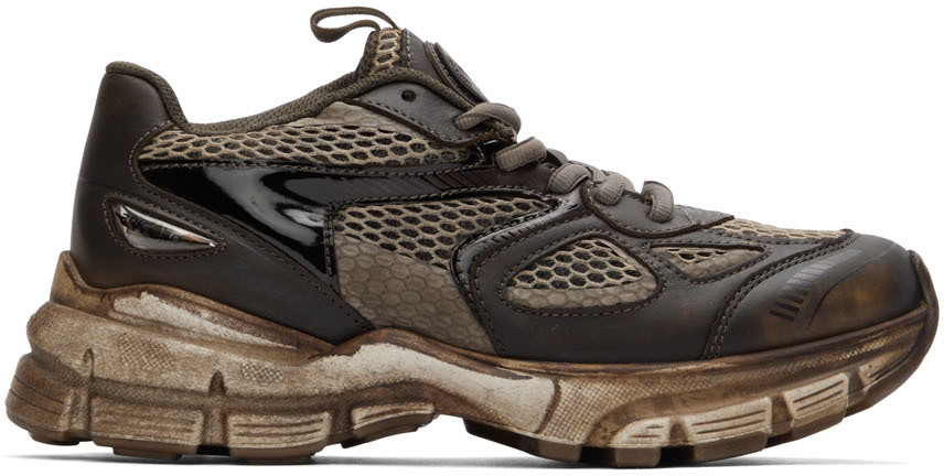 Axel Arigato SSENSE Exclusive Brown Marathon Dip-Dye Sneakers