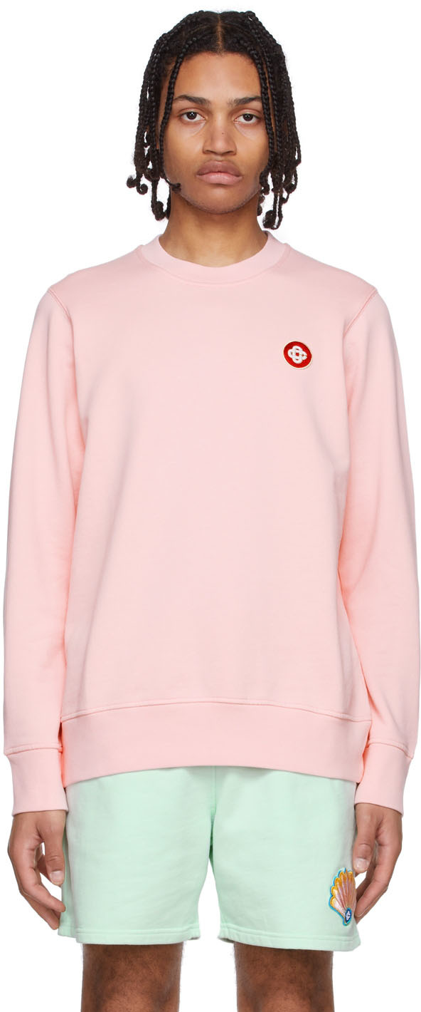 Casablanca Pink Organic Cotton Sweatshirt