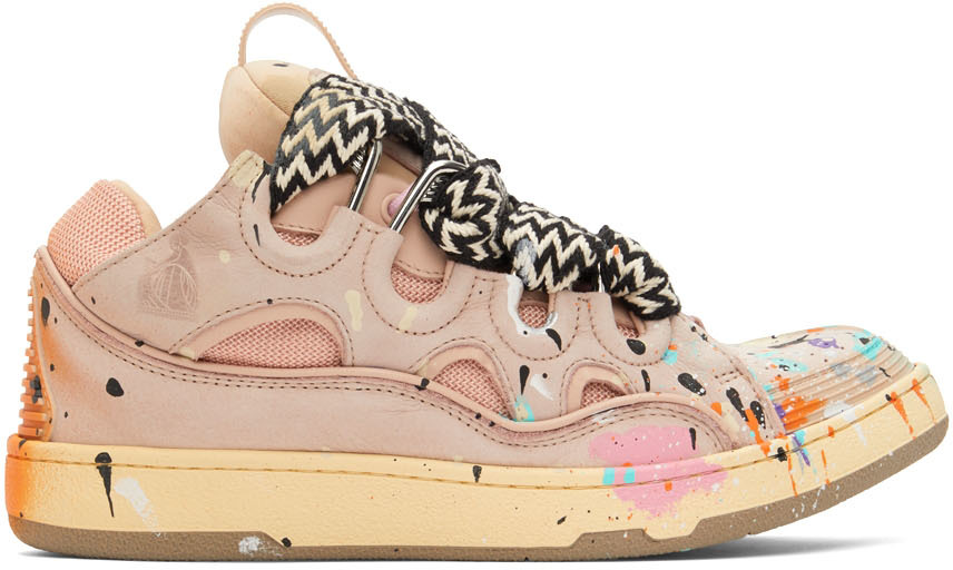 Lanvin Pink Gallery Dept. Edition Curb Sneakers