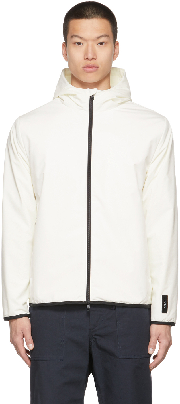 Nobis White Atmos Mid-Layer Jacket