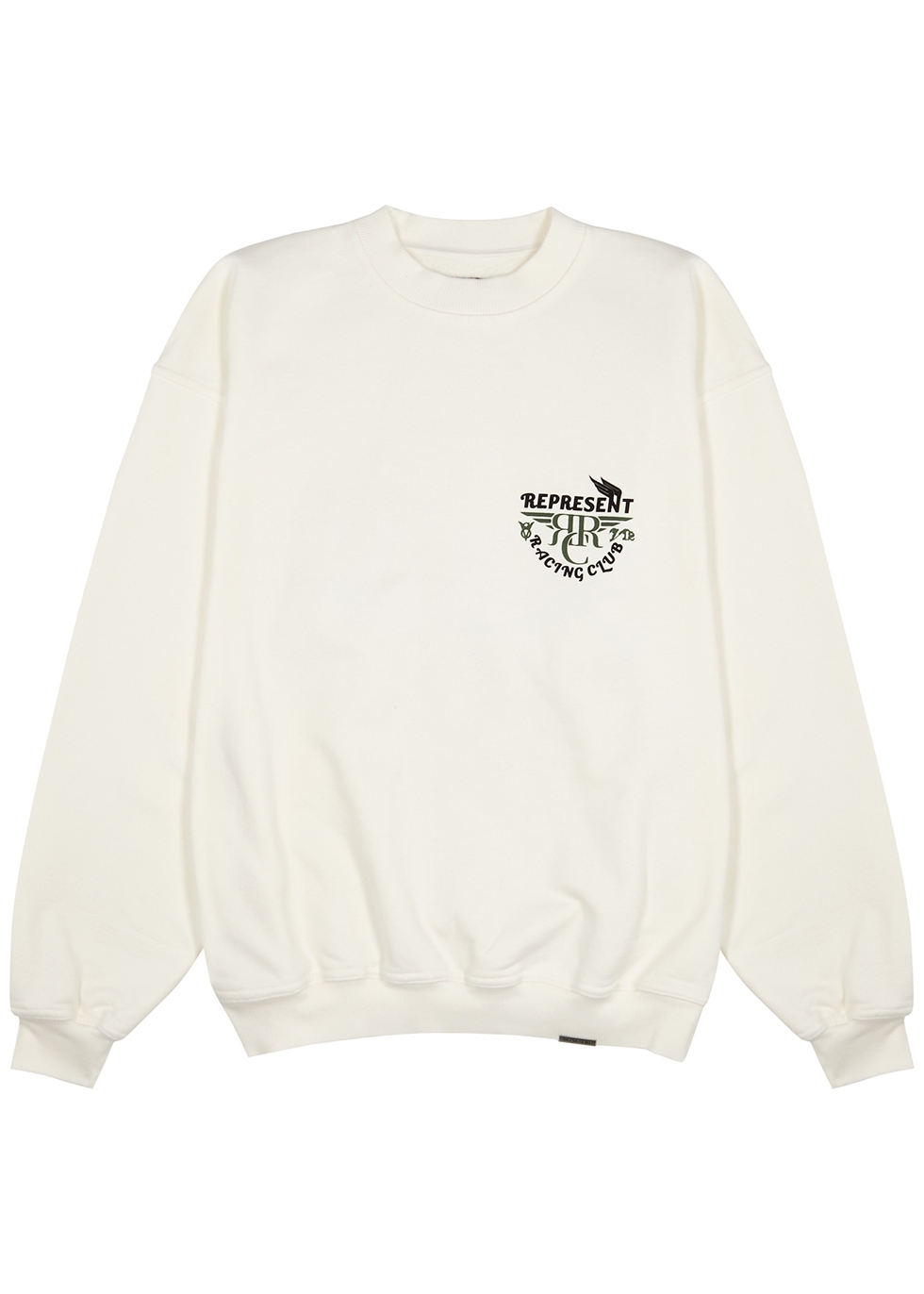 Racing Club white logo cotton sweatshirt