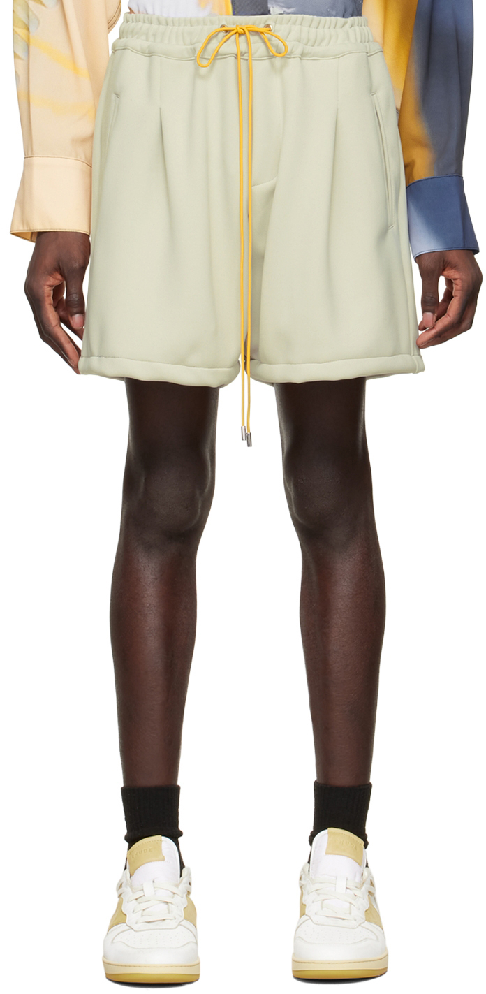 Rhude SSENSE Exclusive Off-White Polyester Shorts