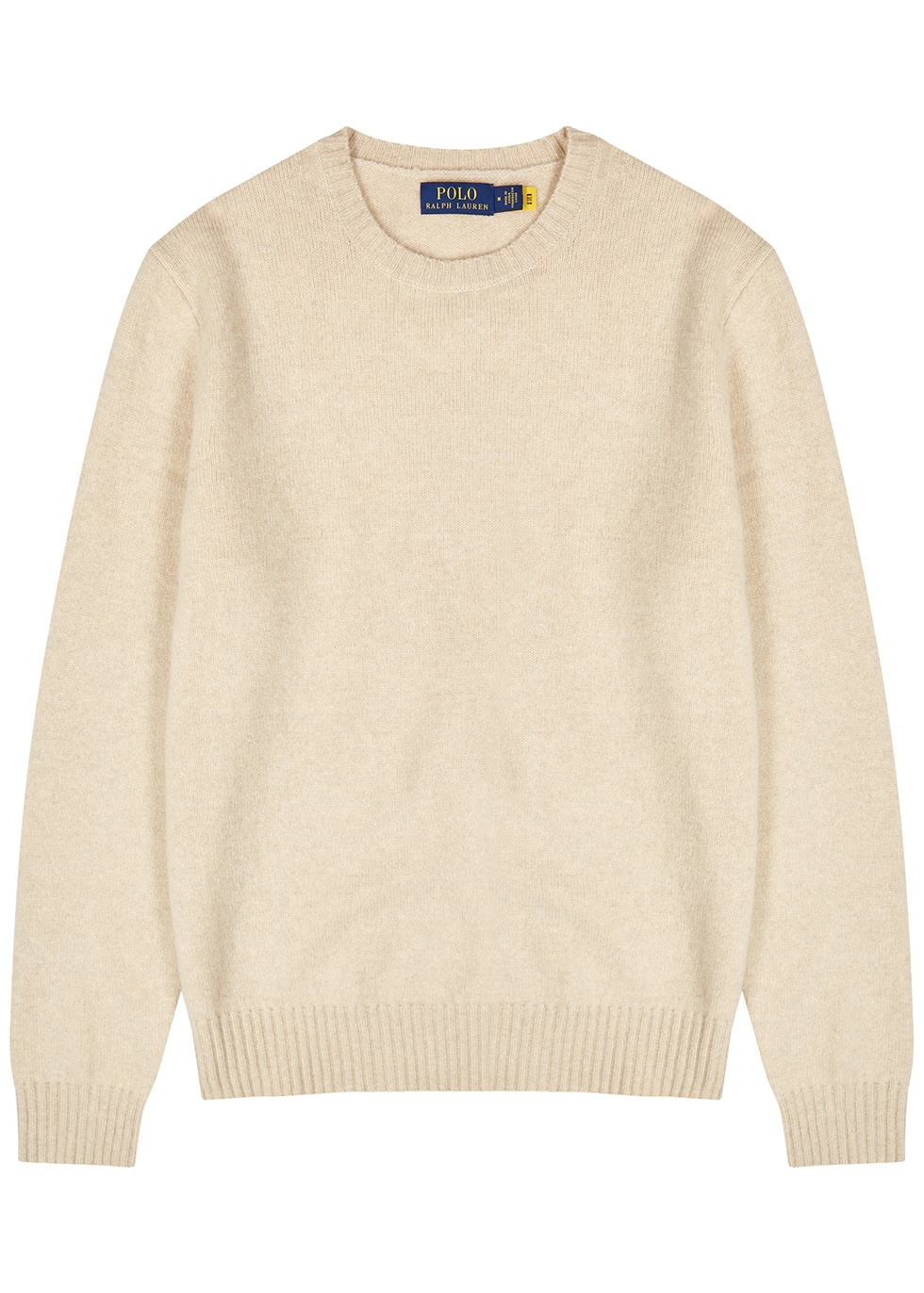 Stone wool and cashmere-blend jumper