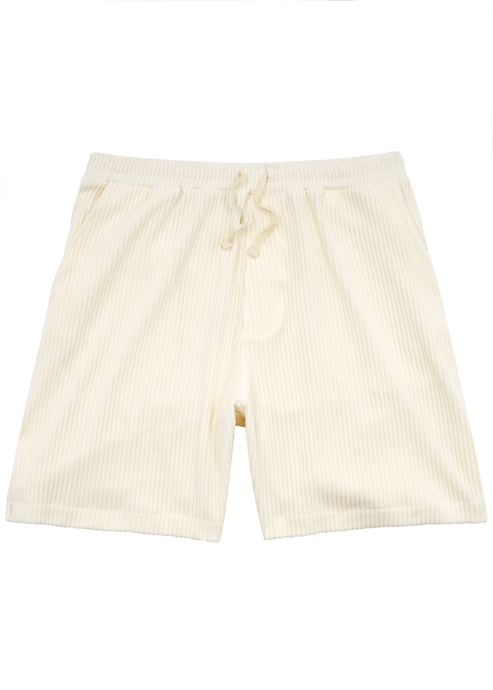 Weston cream stretch-corduroy shorts