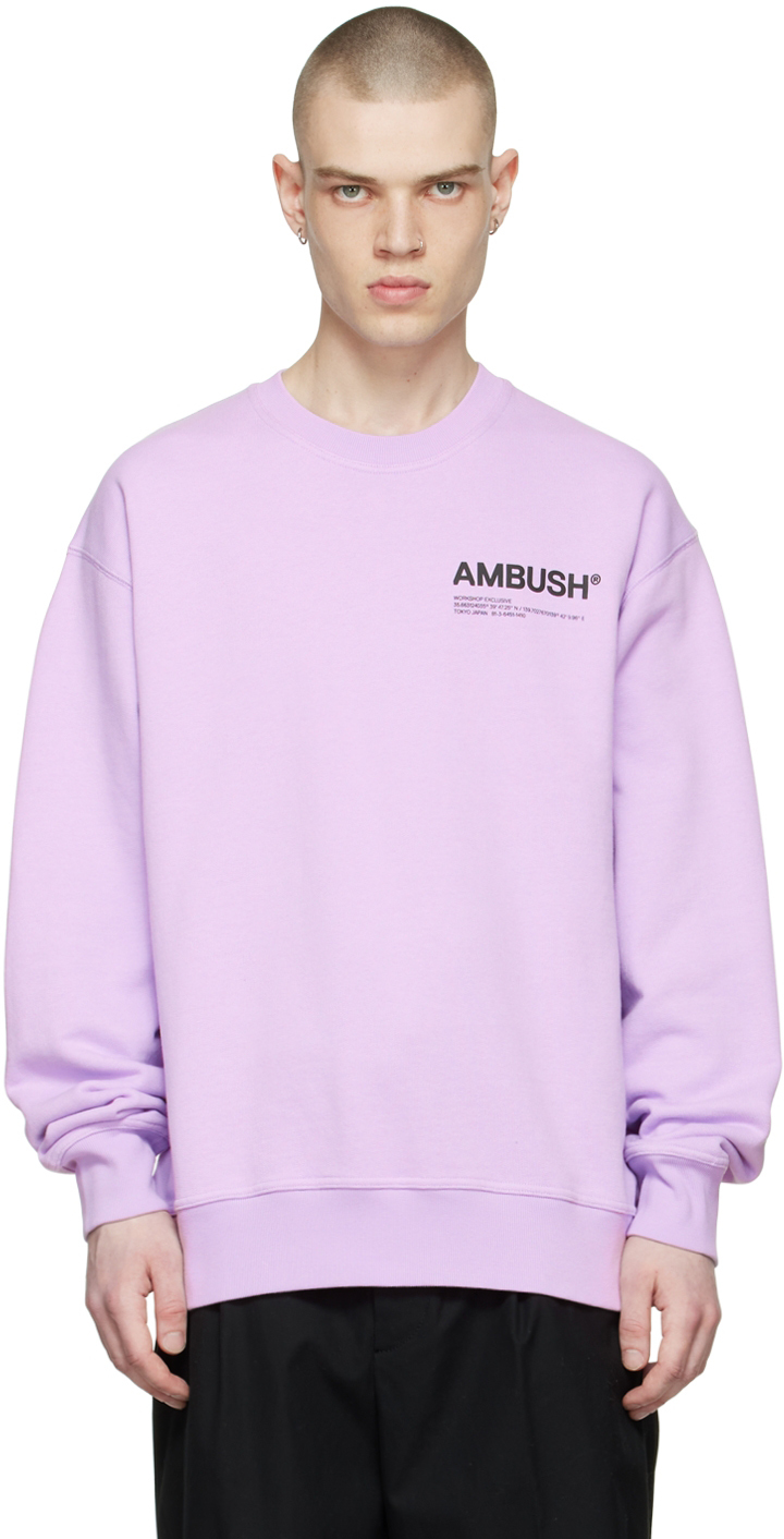 AMBUSH Purple Cotton Sweatshirt