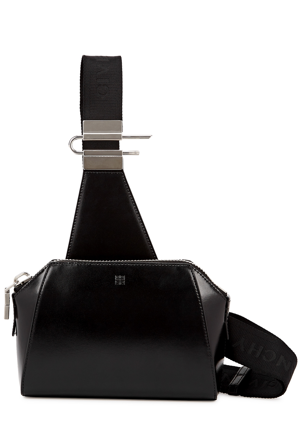 Antigona black leather cross-body bag