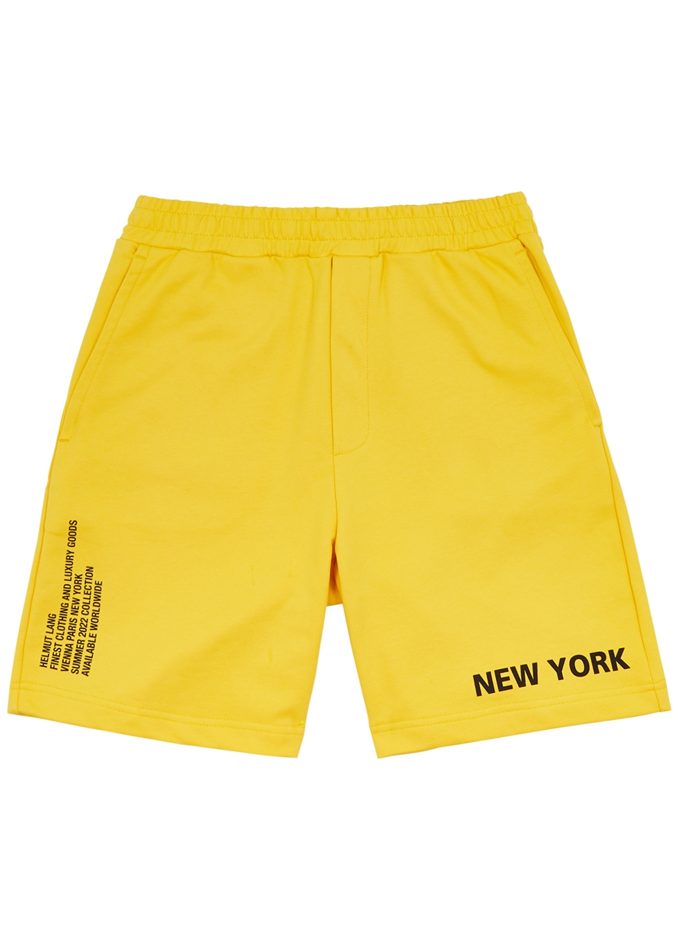 X Kyungjun Lee yellow cotton shorts