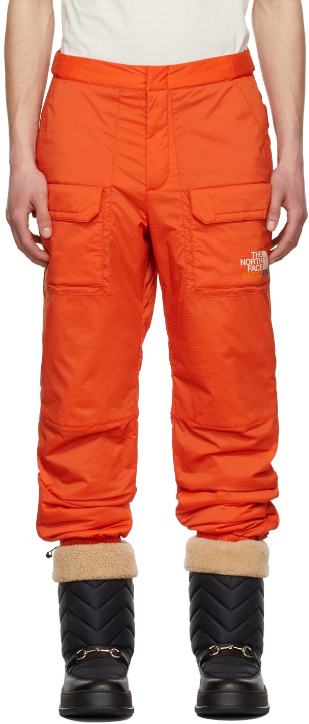 Gucci Orange The North Face Edition Cargo Pants