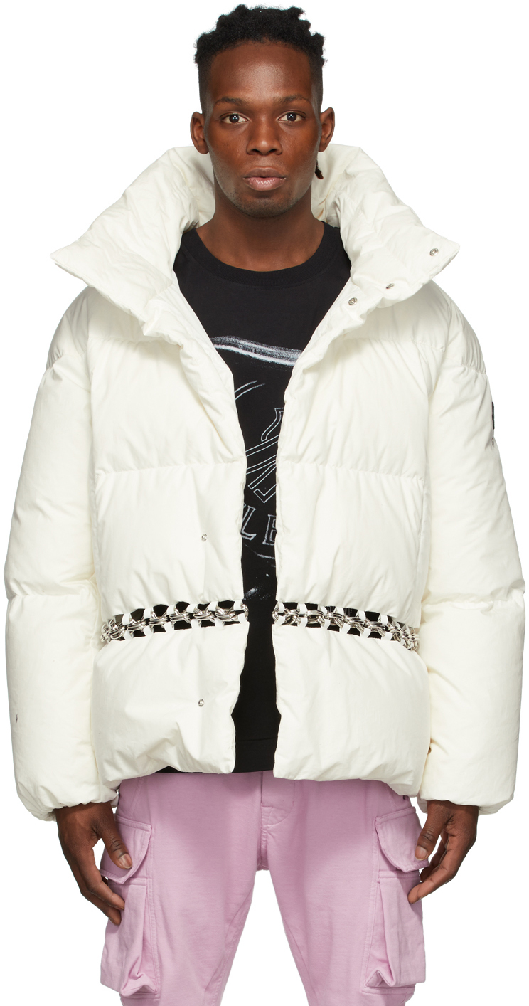 Moncler Genius SSENSE Exclusive 6 Moncler 1017 Alyx 9SM Off-White Down Arbutus Jacket