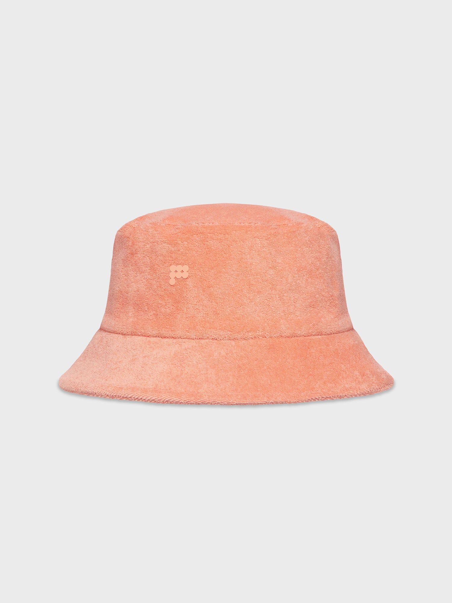 PANGAIA - Summer Towelling Bucket Hat - peach perfect L