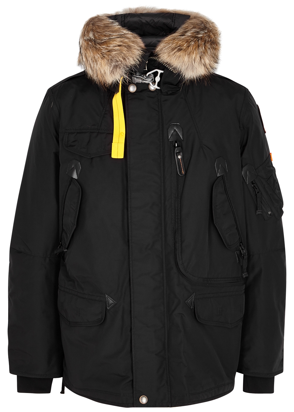 Right Hand fur-trimmed shell parka