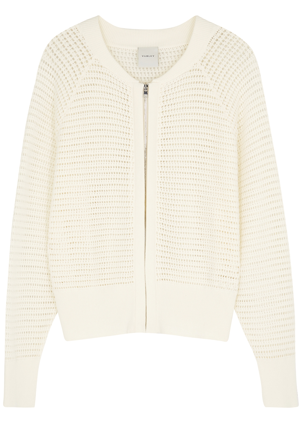 Cameron cream open-knit cotton jacket