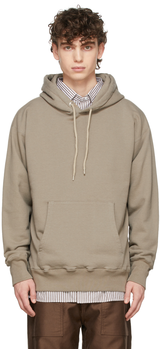 Nanamica Brown French Terry Hoodie