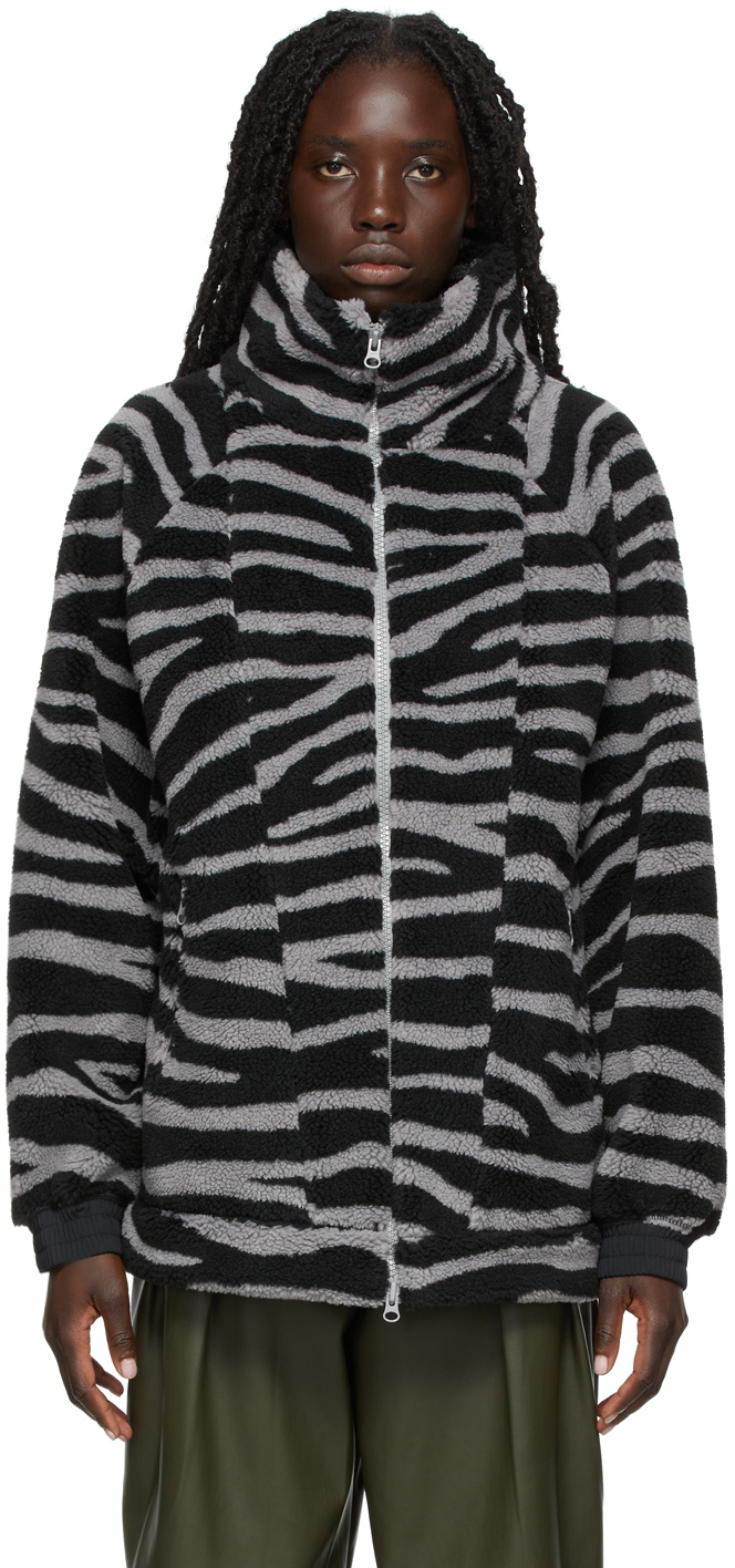 adidas by Stella McCartney Black & Grey Fleece Jacket