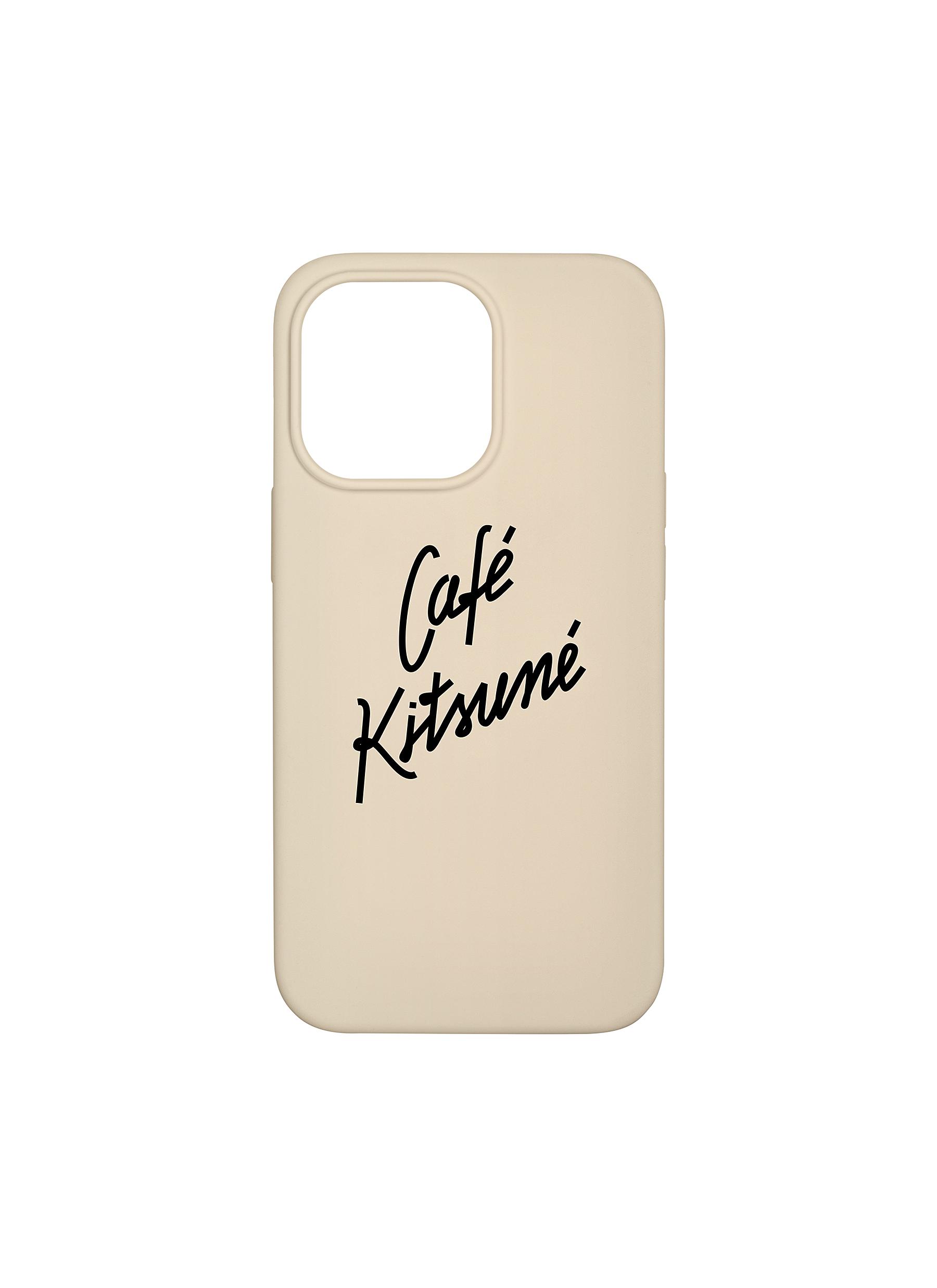x Maison Kitsuné Café Kitsuné iPhone 13 Pro Max Case - Latte