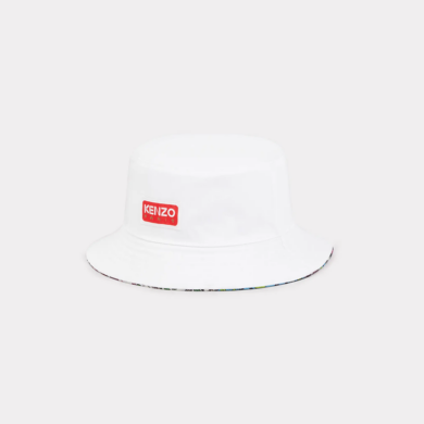 'Patchwork' reversible bucket hat