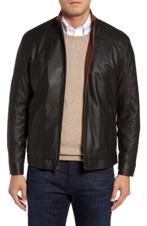 Remy Leather Leather Jacket in Peat/Timber at Nordstrom, Size 38R