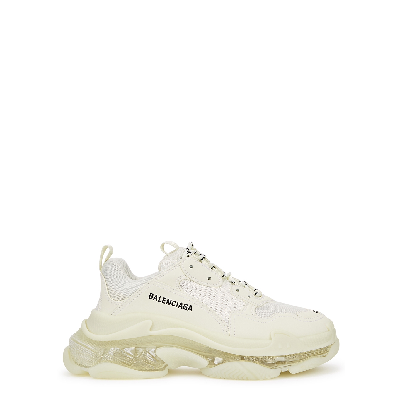 Balenciaga Triple S Off-white Panelled Sneakers - 7
