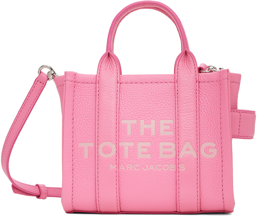 Marc Jacobs Pink 'The Leather Mini Tote Bag' Tote