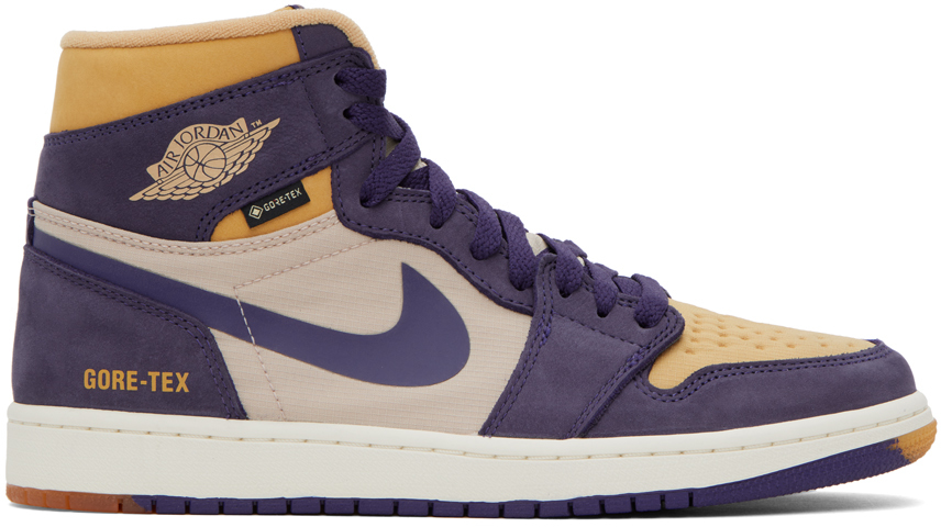 Nike Jordan Purple & Yellow Air Jordan 1 High Element Sneakers