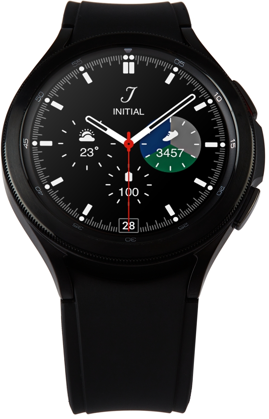 Samsung Black Galaxy Watch4 Classic Smart Watch, 46 mm
