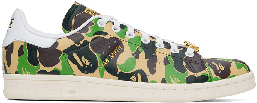 BAPE Green adidas Originals Edition Stan Smith Sneakers