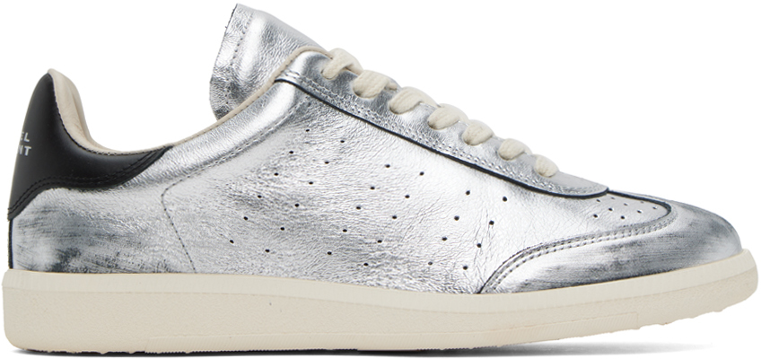 Isabel Marant Silver Bryce Sneakers